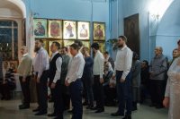 Богослужение в нашем храме в ночь Рождества Христова