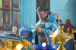 Сретение Господне в храме Рождества Пресвятой Богородицы 