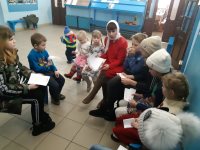 Подготовка к пасхальному спектаклю